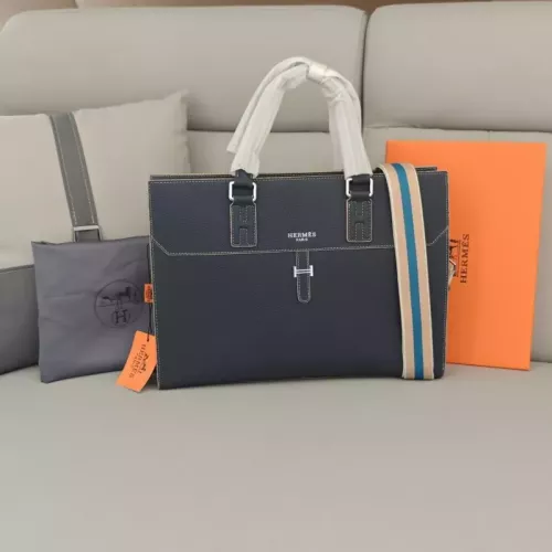 Replica Hermes AAA Man Handbags #1359633 $162.00 USD for Wholesale