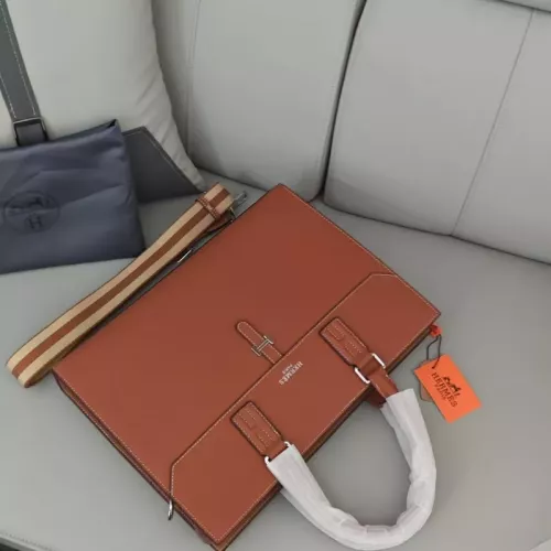 Replica Hermes AAA Man Handbags #1359634 $162.00 USD for Wholesale