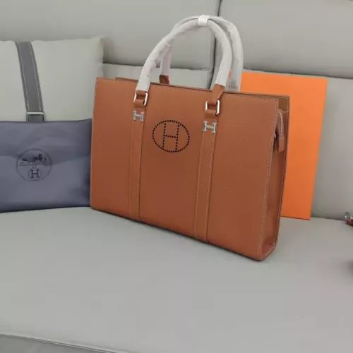 Replica Hermes AAA Man Handbags #1359636 $162.00 USD for Wholesale