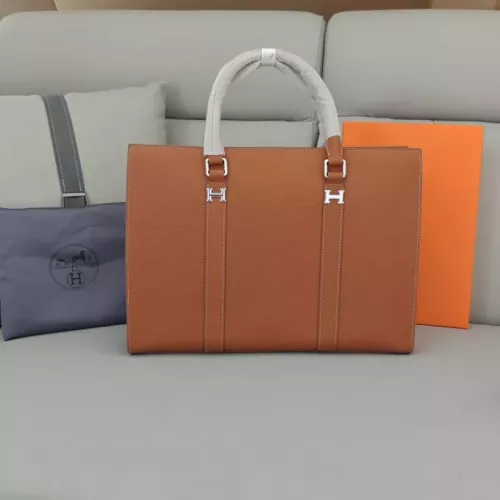 Replica Hermes AAA Man Handbags #1359636 $162.00 USD for Wholesale
