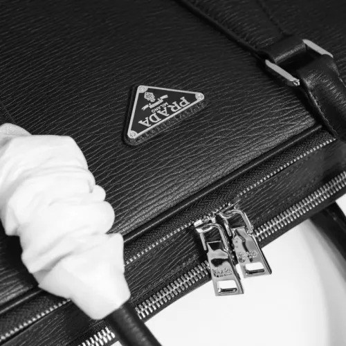 Replica Prada AAA Man Handbags #1359655 $162.00 USD for Wholesale