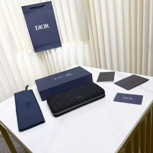 Replica Christian Dior AAA Man Wallets #1359758 $85.00 USD for Wholesale
