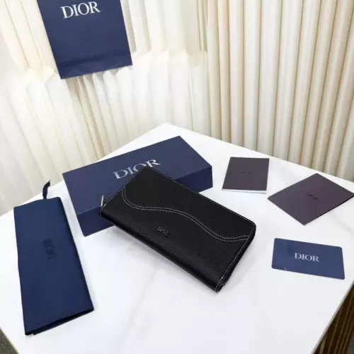 Replica Christian Dior AAA Man Wallets #1359762 $98.00 USD for Wholesale