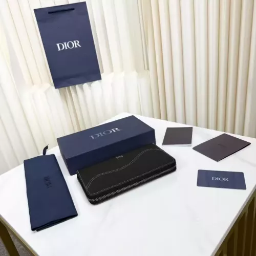 Replica Christian Dior AAA Man Wallets #1359762 $98.00 USD for Wholesale