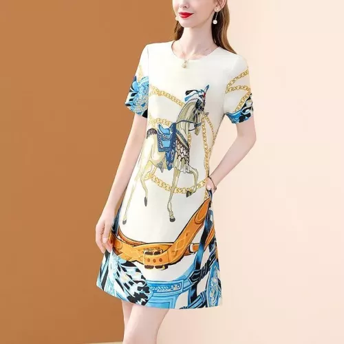 Hermes Dresses Short Sleeved For Women #1359877