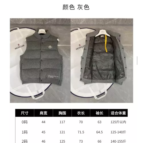 Replica Moncler Down Feather Coat Sleeveless For Unisex #1359881 $160.00 USD for Wholesale