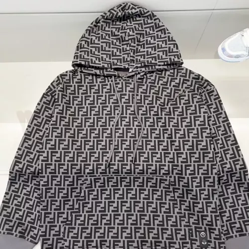 Replica Fendi Hoodies Long Sleeved For Unisex #1360037 $60.00 USD for Wholesale