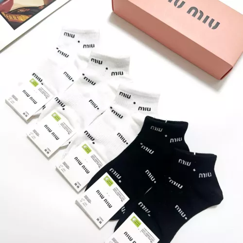 Replica MIU MIU Socks #1360059 $27.00 USD for Wholesale