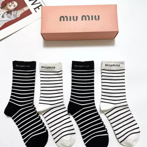 MIU MIU Socks #1360060 $29.00 USD, Wholesale Replica MIU MIU Socks