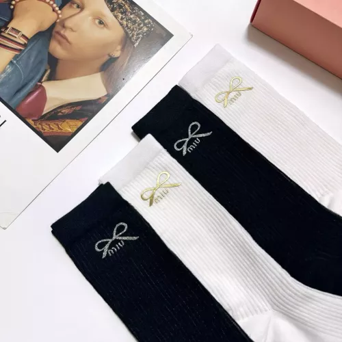 Replica MIU MIU Socks #1360065 $29.00 USD for Wholesale