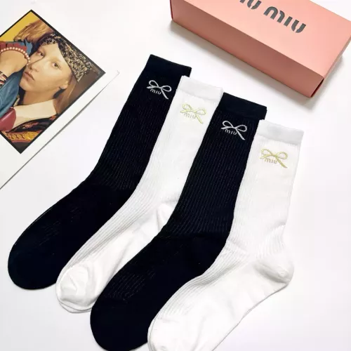 Replica MIU MIU Socks #1360065 $29.00 USD for Wholesale