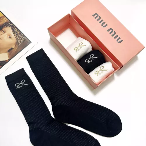 Replica MIU MIU Socks #1360065 $29.00 USD for Wholesale