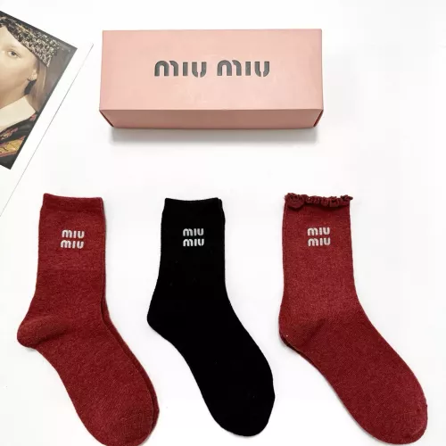 Replica MIU MIU Socks #1360066 $29.00 USD for Wholesale