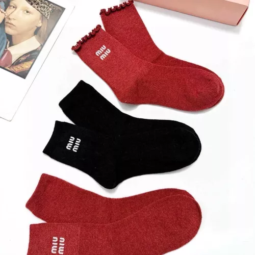 Replica MIU MIU Socks #1360066 $29.00 USD for Wholesale