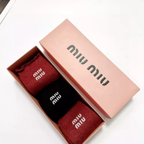 Replica MIU MIU Socks #1360066 $29.00 USD for Wholesale