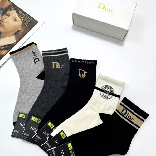 Replica Christian Dior Socks #1360067 $27.00 USD for Wholesale