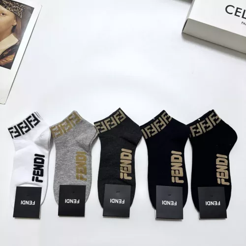 Replica Fendi Socks #1360068 $27.00 USD for Wholesale