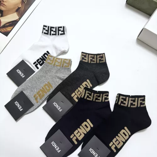 Replica Fendi Socks #1360068 $27.00 USD for Wholesale
