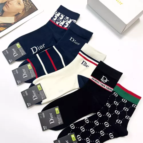 Replica Christian Dior Socks #1360069 $29.00 USD for Wholesale