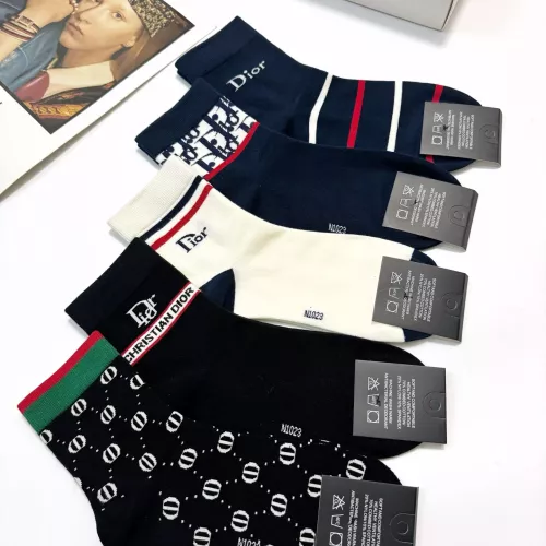 Replica Christian Dior Socks #1360069 $29.00 USD for Wholesale