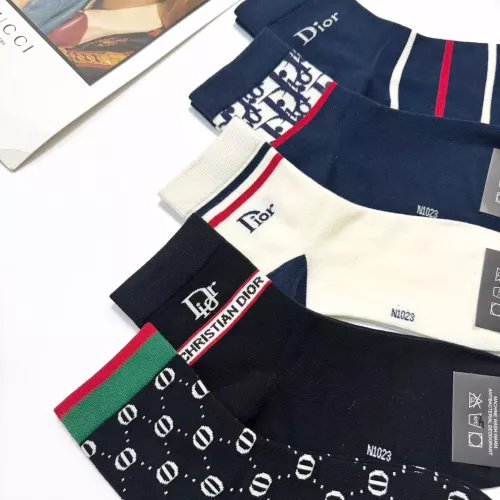 Replica Christian Dior Socks #1360069 $29.00 USD for Wholesale