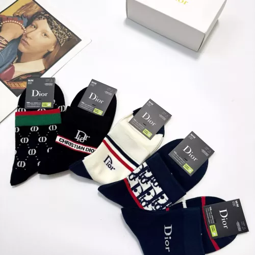 Replica Christian Dior Socks #1360069 $29.00 USD for Wholesale