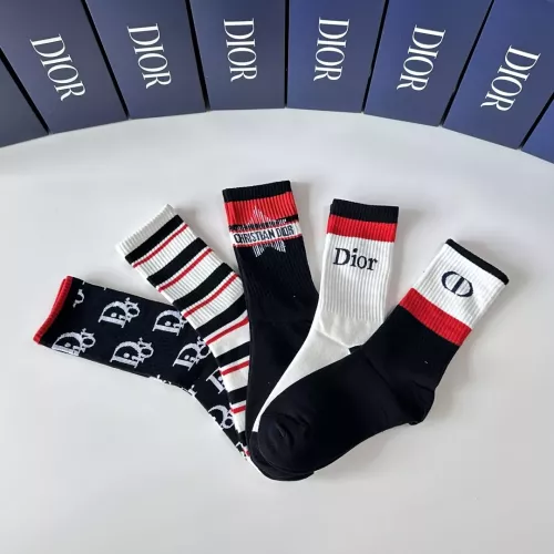 Replica Christian Dior Socks #1360306 $29.00 USD for Wholesale