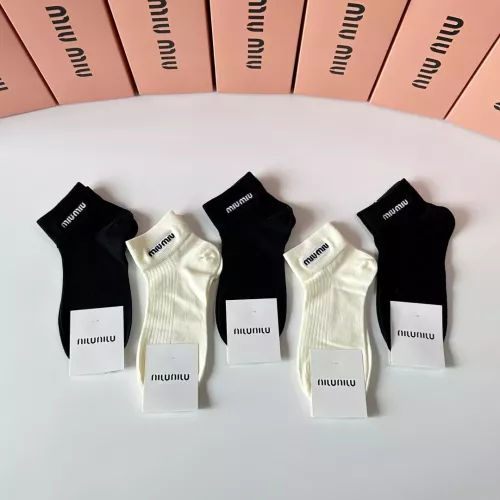 Replica MIU MIU Socks #1360309 $29.00 USD for Wholesale