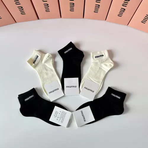 Replica MIU MIU Socks #1360309 $29.00 USD for Wholesale