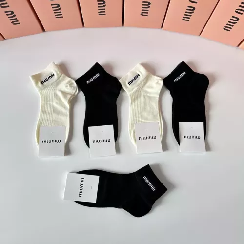 Replica MIU MIU Socks #1360309 $29.00 USD for Wholesale