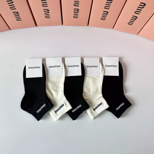Replica MIU MIU Socks #1360309 $29.00 USD for Wholesale
