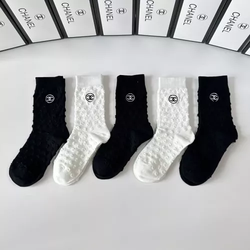 Replica Chanel Socks #1360313 $29.00 USD for Wholesale