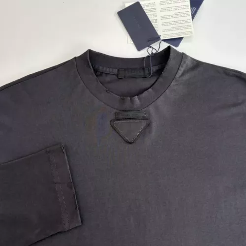 Replica Prada T-Shirts Long Sleeved For Unisex #1360610 $60.00 USD for Wholesale