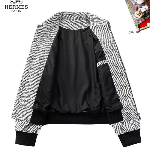 Replica Hermes Jackets Long Sleeved For Men #1360649 $60.00 USD for Wholesale