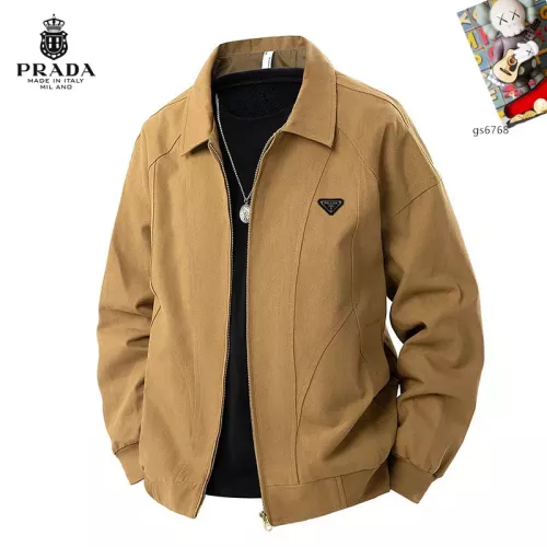 Prada Jackets Long Sleeved For Men #1360673 $60.00 USD, Wholesale Replica Prada Jackets
