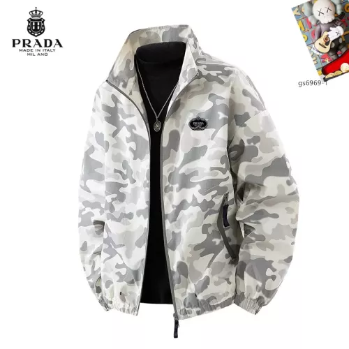 Prada Jackets Long Sleeved For Men #1360704 $60.00 USD, Wholesale Replica Prada Jackets