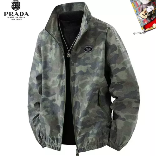Prada Jackets Long Sleeved For Men #1360705 $60.00 USD, Wholesale Replica Prada Jackets