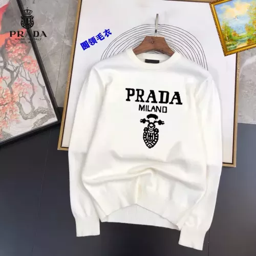 Prada Sweaters Long Sleeved For Men #1360789 $42.00 USD, Wholesale Replica Prada Sweaters