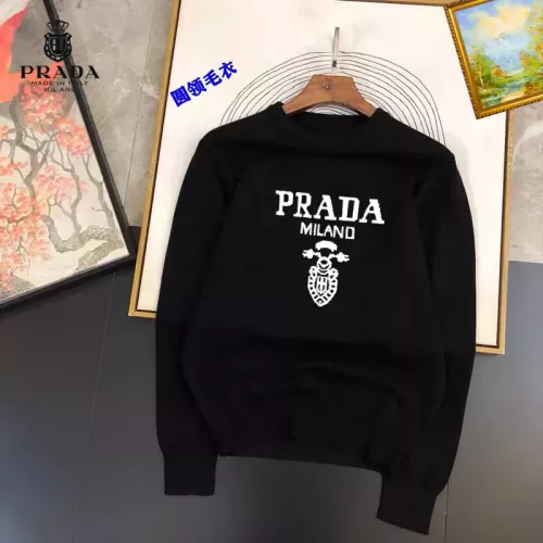 Prada Sweaters Long Sleeved For Men #1360790 $42.00 USD, Wholesale Replica Prada Sweaters