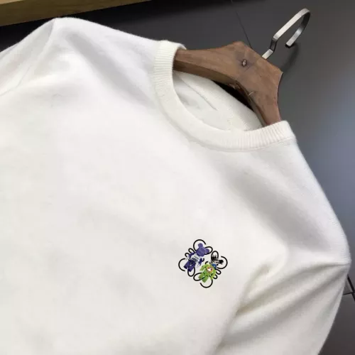 Replica LOEWE Sweaters Long Sleeved For Men #1360813 $42.00 USD for Wholesale