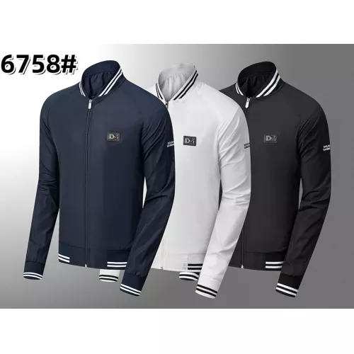 Replica Dolce & Gabbana D&G Jackets Long Sleeved For Men #1360876 $39.00 USD for Wholesale