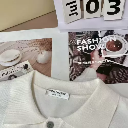 Replica Thom Browne TB T-Shirts Short Sleeved For Men #1360943 $48.00 USD for Wholesale