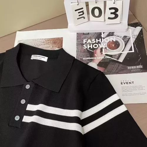 Replica Thom Browne TB T-Shirts Short Sleeved For Men #1360944 $48.00 USD for Wholesale