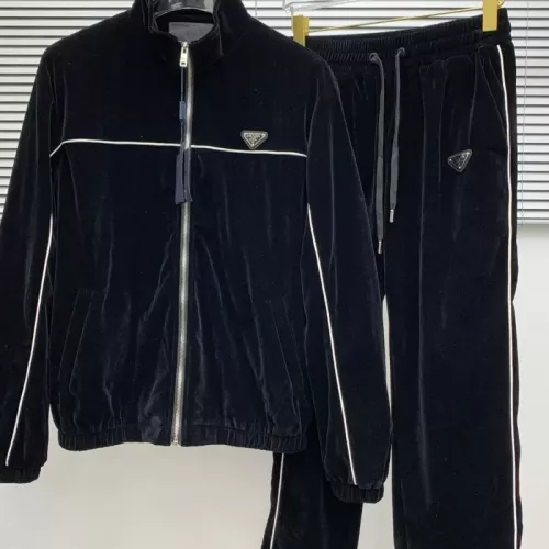 Prada Tracksuits Long Sleeved For Men #1361010 $105.00 USD, Wholesale Replica Prada Tracksuits
