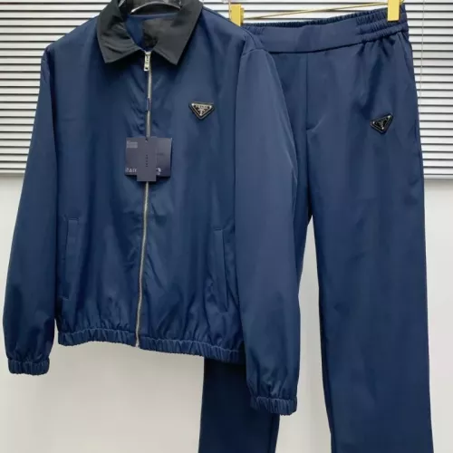 Prada Tracksuits Long Sleeved For Men #1361012 $105.00 USD, Wholesale Replica Prada Tracksuits