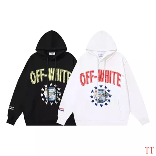 Replica Off-White Hoodies Long Sleeved For Unisex #1361057 $52.00 USD for Wholesale