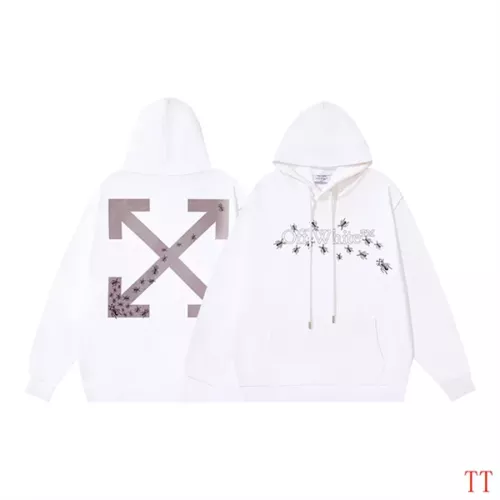 Off-White Hoodies Long Sleeved For Unisex #1361066 $52.00 USD, Wholesale Replica Off-White Hoodies