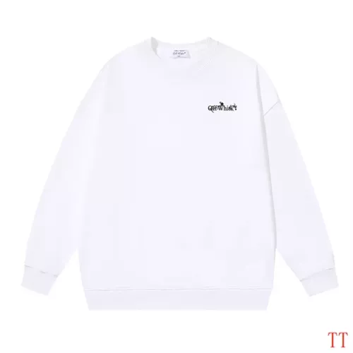 Replica Off-White Hoodies Long Sleeved For Unisex #1361083 $45.00 USD for Wholesale