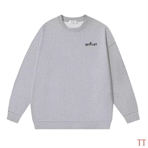 Replica Off-White Hoodies Long Sleeved For Unisex #1361086 $45.00 USD for Wholesale
