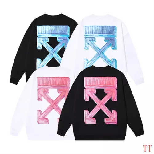 Replica Off-White Hoodies Long Sleeved For Unisex #1361092 $45.00 USD for Wholesale
